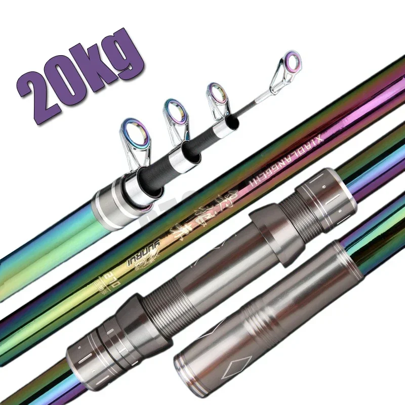 Fishing Rod Surf - Joran Pancing Teleskopik 2.1m-4.5m Warna Cat,