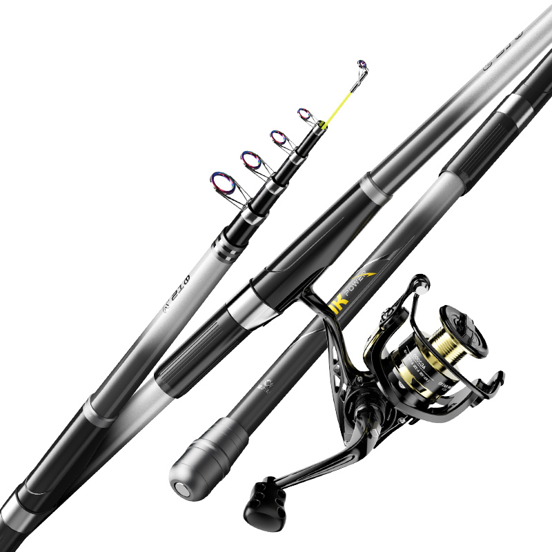 Fishing Rod Surf - Joran Pancing Teleskopik Fiberglass, Joran Pancing