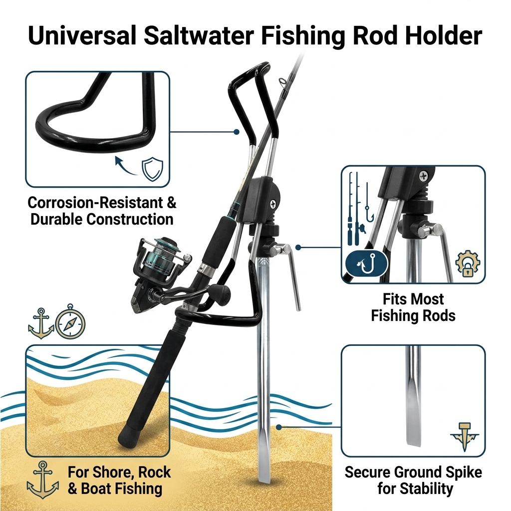 Rak Penyangga Joran Pancing Un - Fishing Rod Rack ulasan dan harga