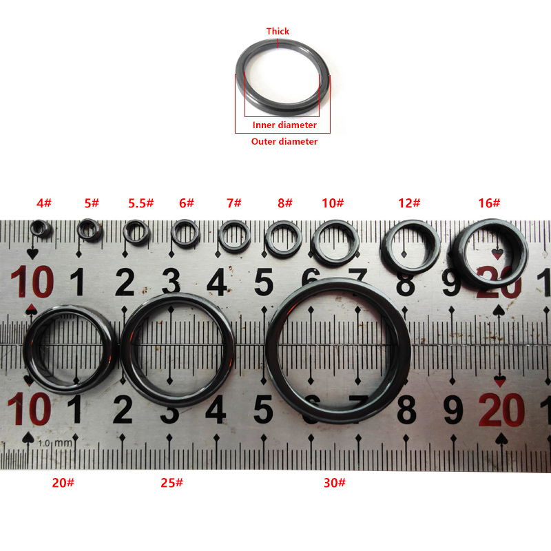 ✰ ✪ 48 Buah Cincin Pengganti P - Fishing Rod Guide Replacement ulasan dan harga