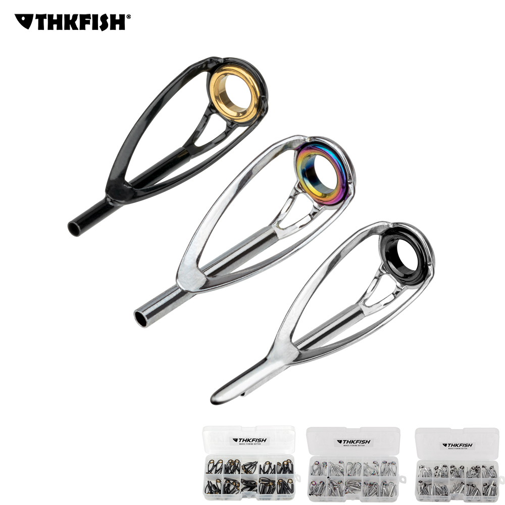 THKFISH 50 buah Set cincin pan - Fishing Rod Guide Replacement ulasan dan harga