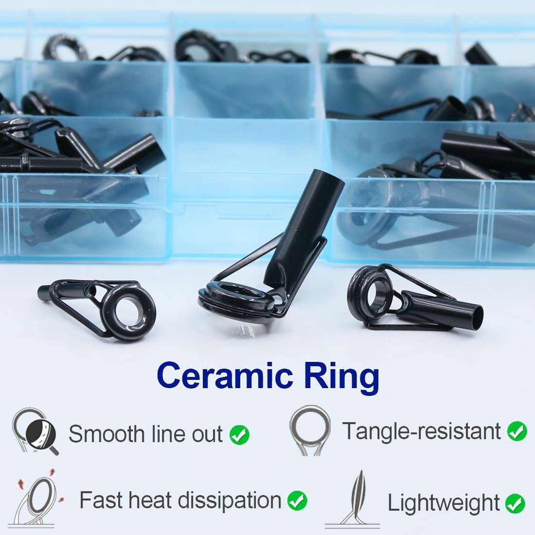 FishTrip Kit perbaikan ujung b - Fishing Rod Guide Replacement ulasan dan harga